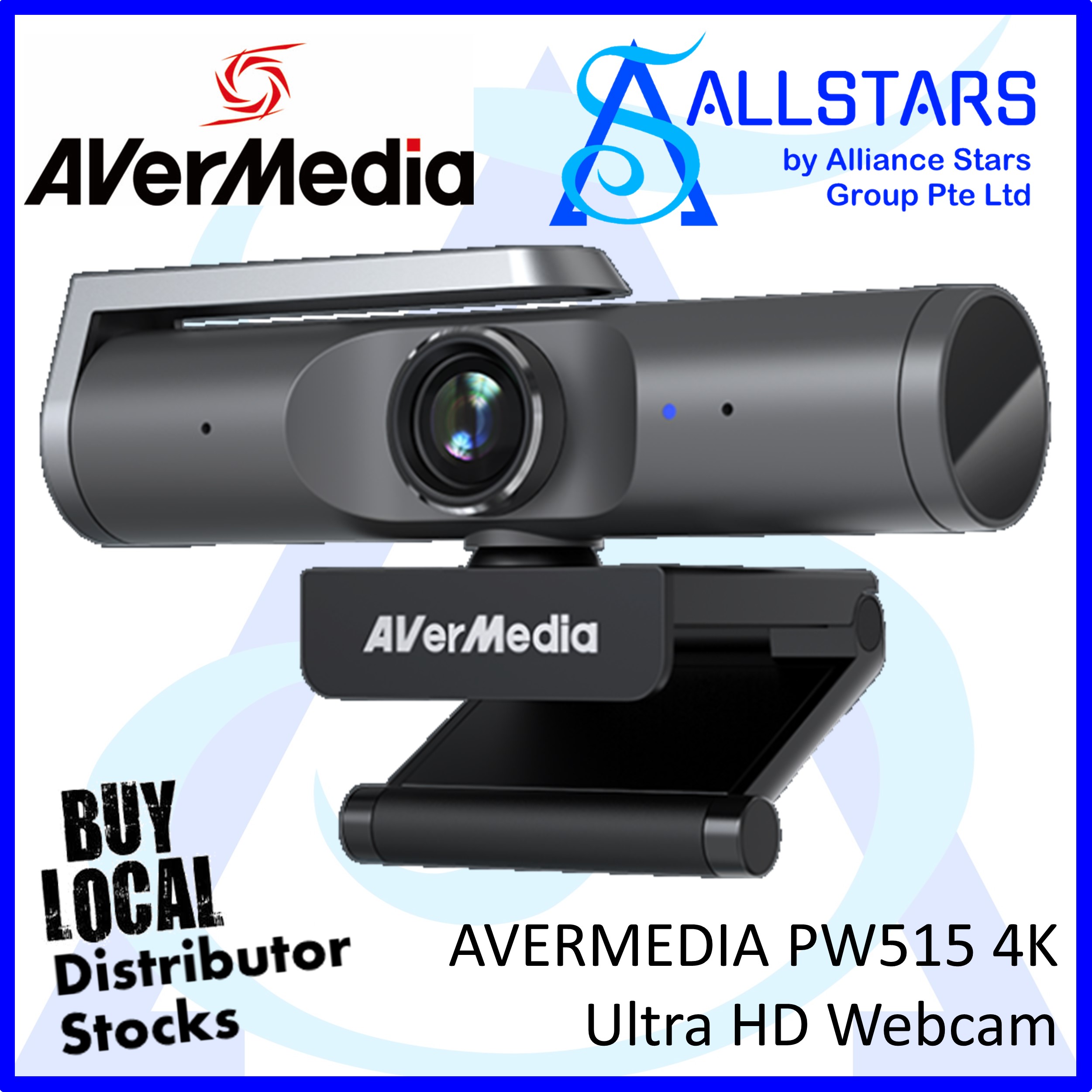 ALLSTARS We are Back Promo) AVERMEDIA PW515 4K Ultra HD Webcam