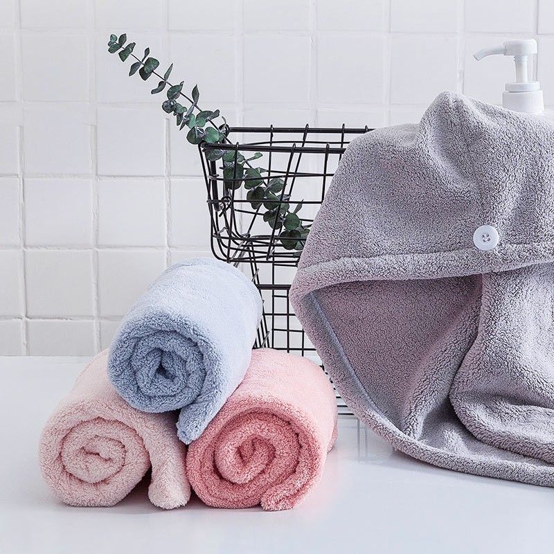Khăn Quấn Ủ Tóc Lau Khô Siêu Tốc(hàng loại 1)