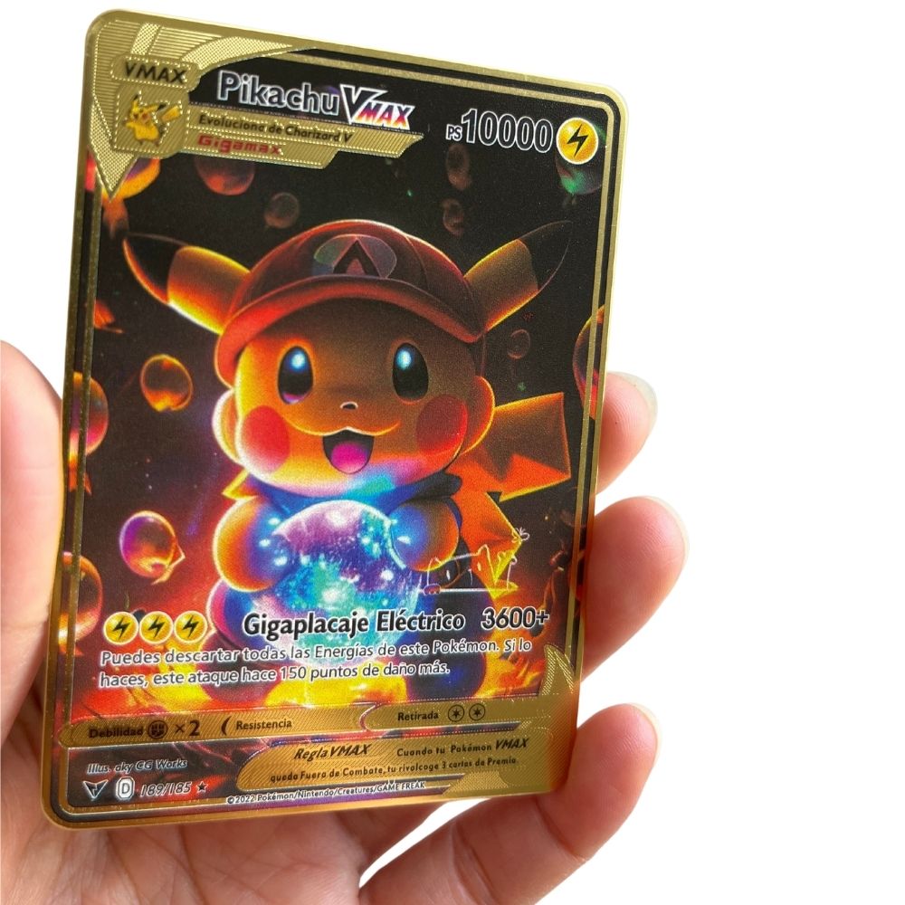 Pikachu Vmax Pokemon Card Metal Cards