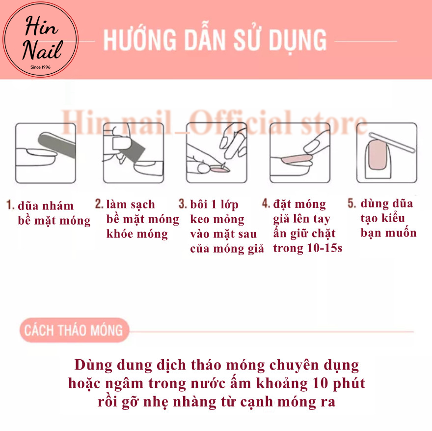 Móng tay giả đính đá form dài sang chảnh hottrend