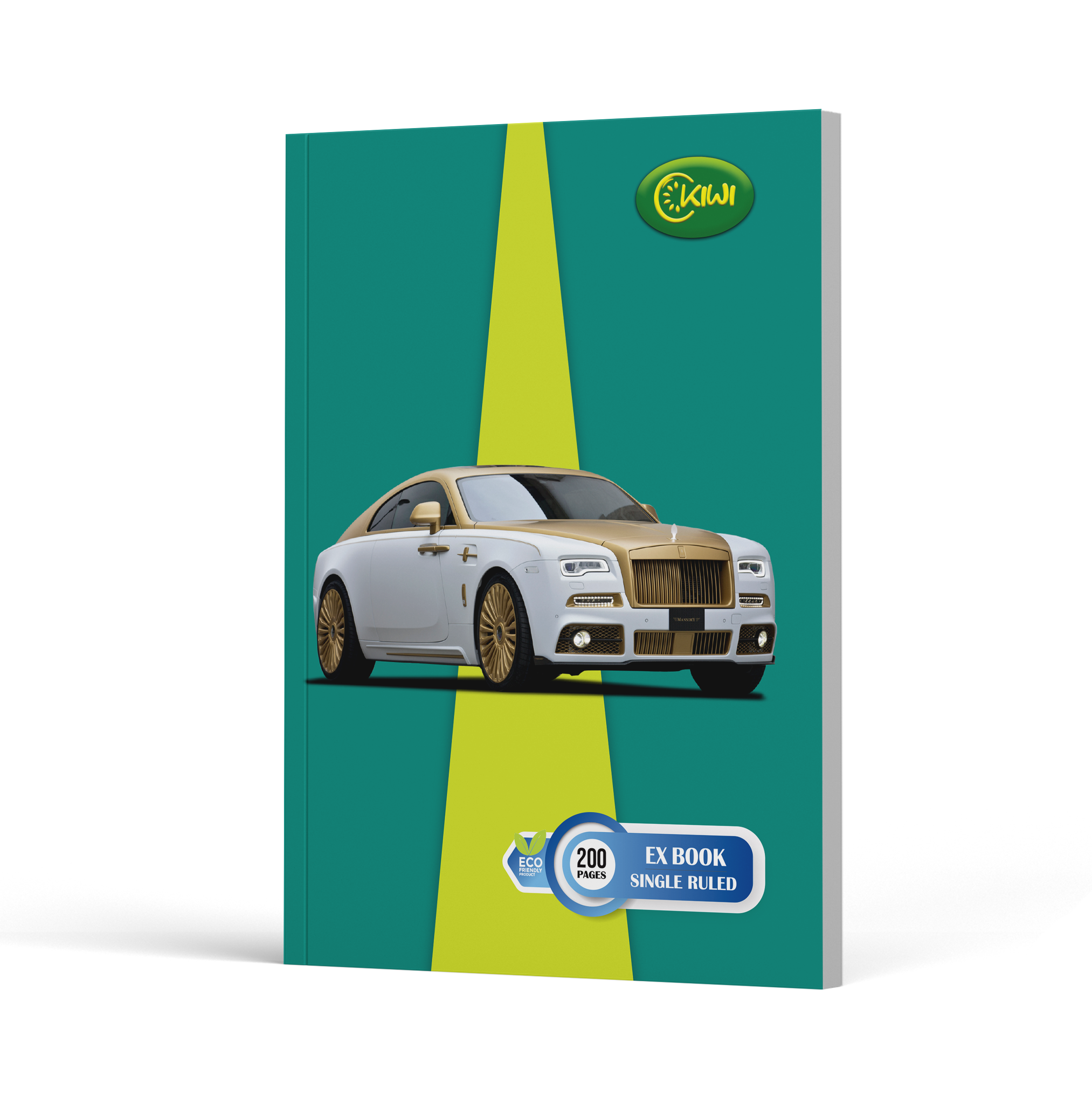 KIWI Exercise Book 200 pages = Single Ruled set - 02 Books. 