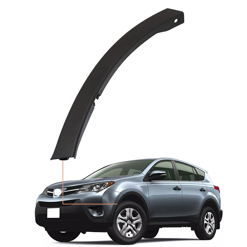 Ksu Pcs For Toyota Rav Xa Car Black Front Bumper Wheel Fender Molding Trim