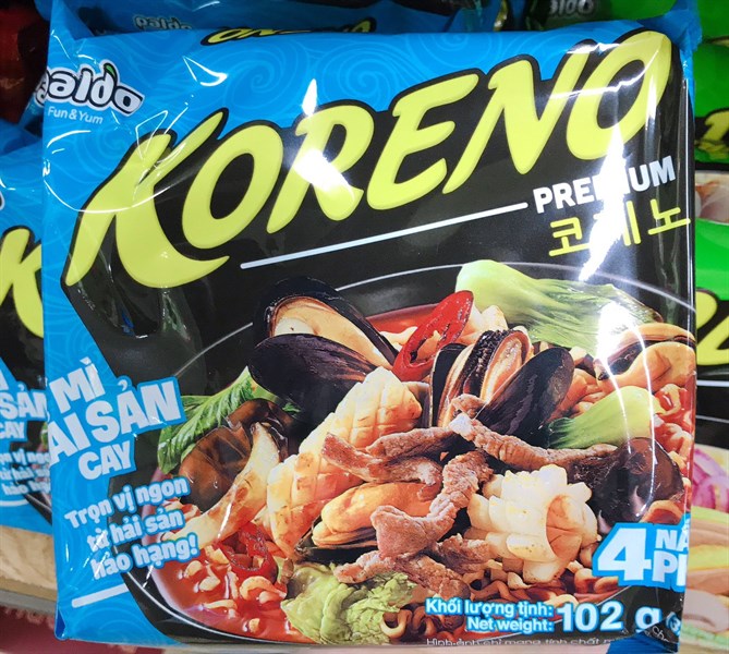 MÌ NẤU KORENO CÁC VỊ GÓI 100G