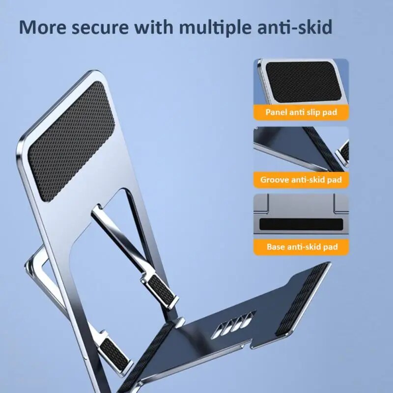 Plastic Tablet Stand for IPhone IPad Desktop Mobile Phone Holder Stand Multi-Angle Folding Mini Phone Holder