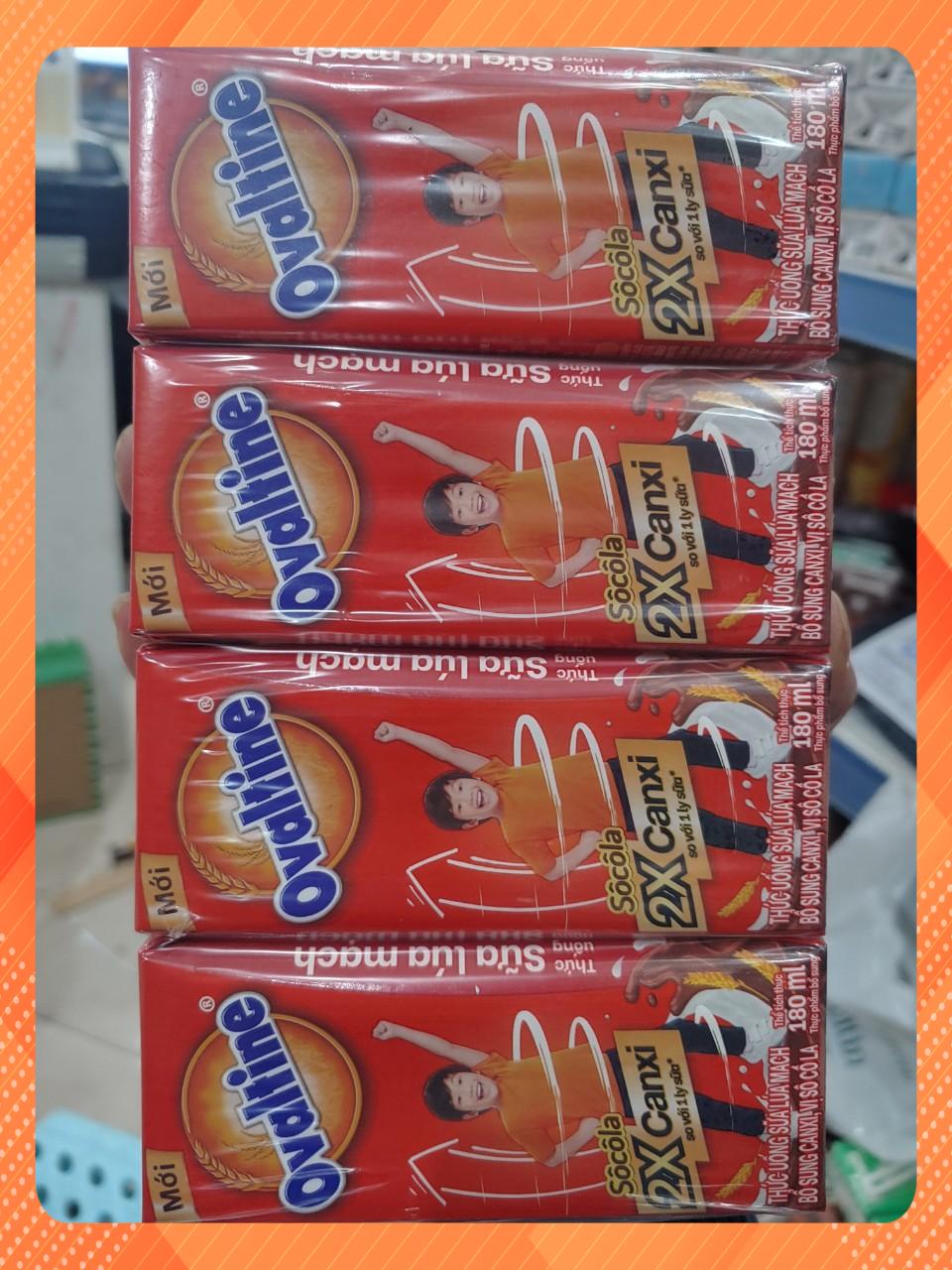 Sữa Lúa Mạch Ovaltine hộp 180ml/110ml