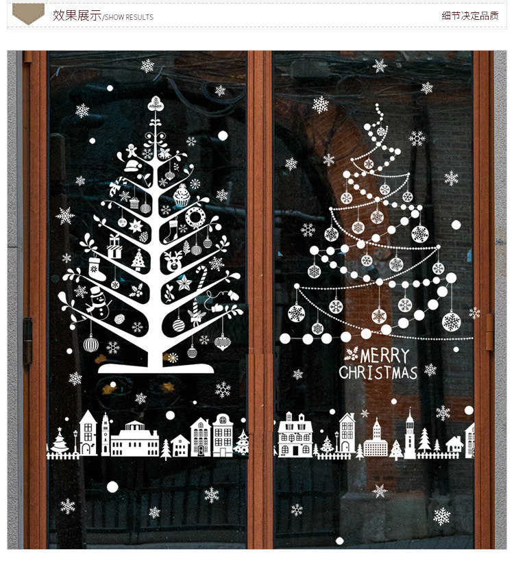 DECAL NOEL – Cây Thông Tuyết Trắng