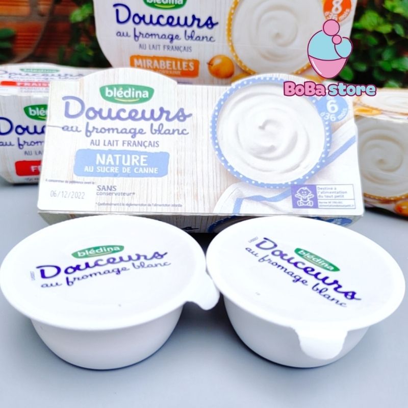 Sữa chua phô mai cho bé Bledina Doceurs Pháp đủ vị