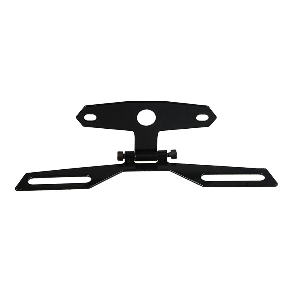 Adjustable Motorcycle Folding License Plate Holder Tail/Rear Light Bracket Mount