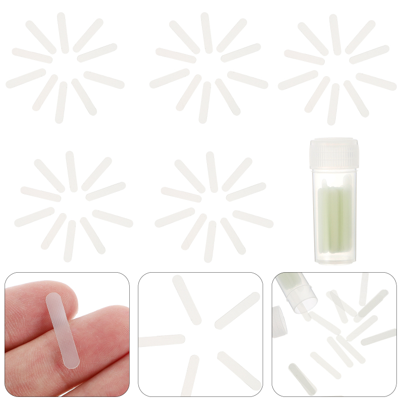 ETEREAUTY 50 cái Dụng cụ làm móng chân mọc ngược Miếng dán làm thẳng Nẹp móng chân cong