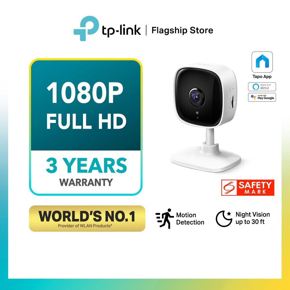 NEW Tp-Link Tapo C100 Home Security Wi-Fi Camera Full HD 1080p Motion  Detection