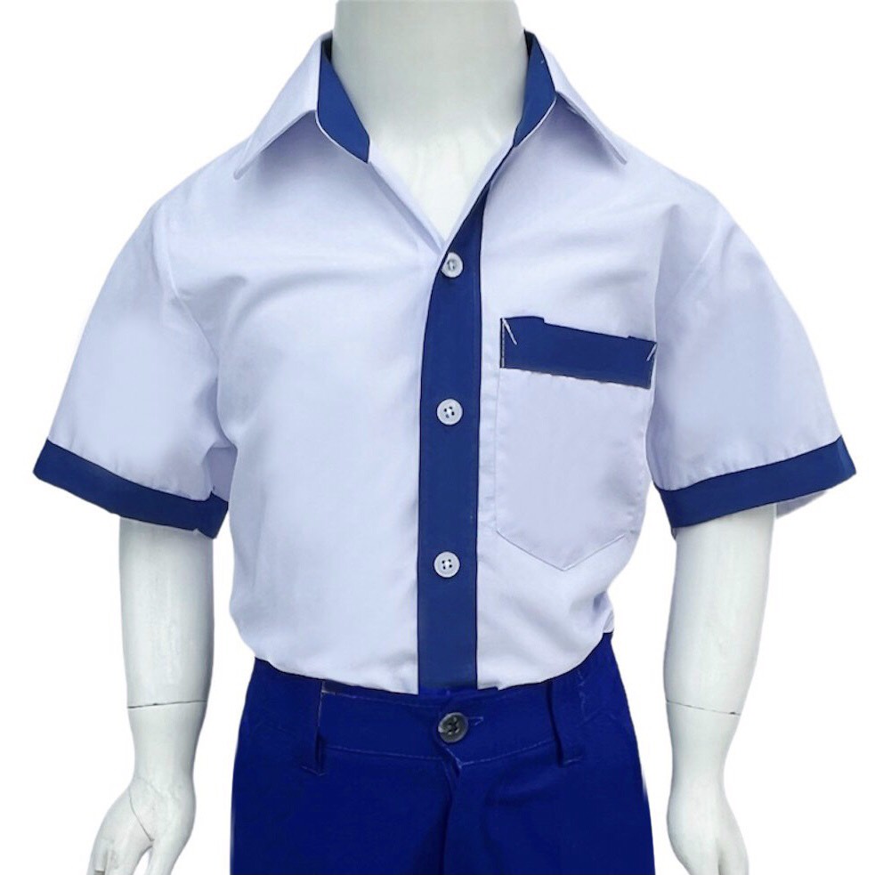 Áo sơ mi học sinh nam.