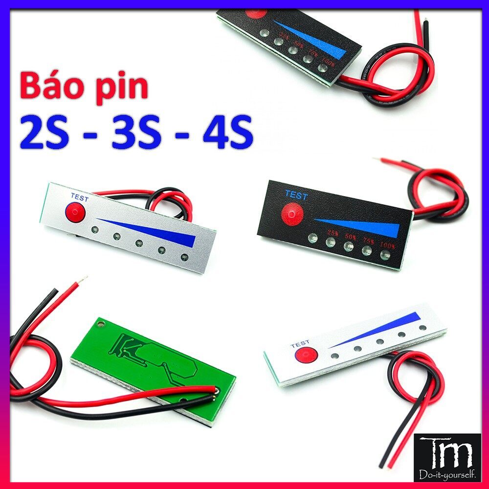Mạch báo pin li ion 18650 3.7v