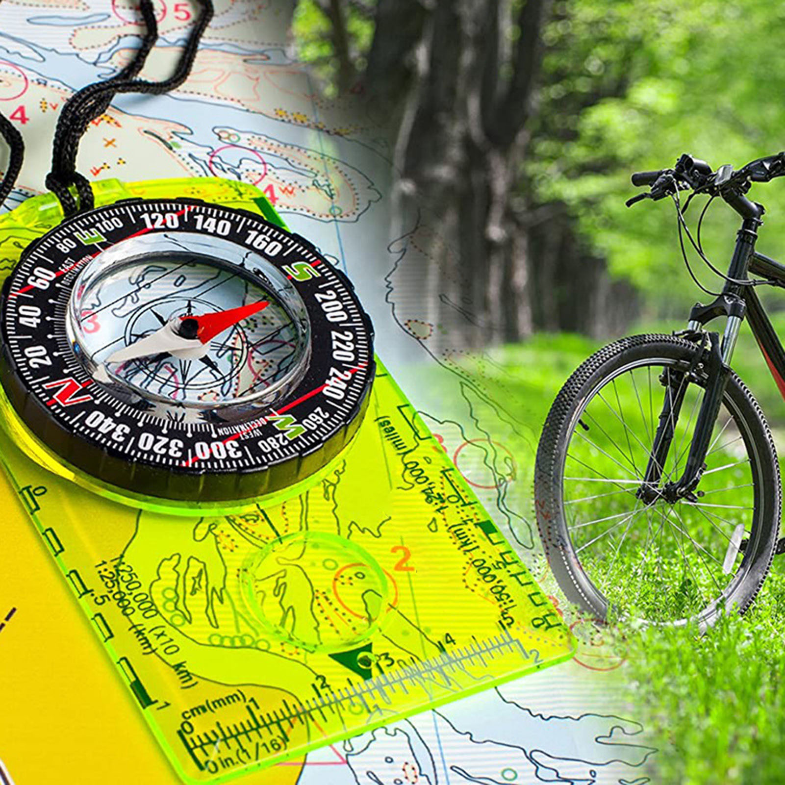 La Bàn Định Hướng không thấm nước la bàn không thấm nước xách tay orienteering Bộ com-pa cho chính xác Navigation 2 cái Kích thước nhỏ gọn độ nhạy cao dễ dàng để đọc cho các hoạt động ngoài trời