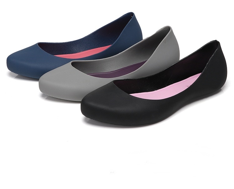 GIÀY NHỰA NỮ FITTOP GIAY-005 (XÁM/ XANH ĐEN/ ĐEN)
