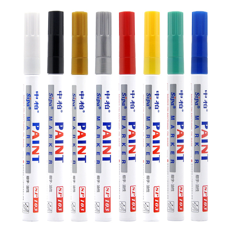 【Mega Sale】 Paint Paint Pen 2.0mm White Oil Metallic Marker | Daraz.com.np