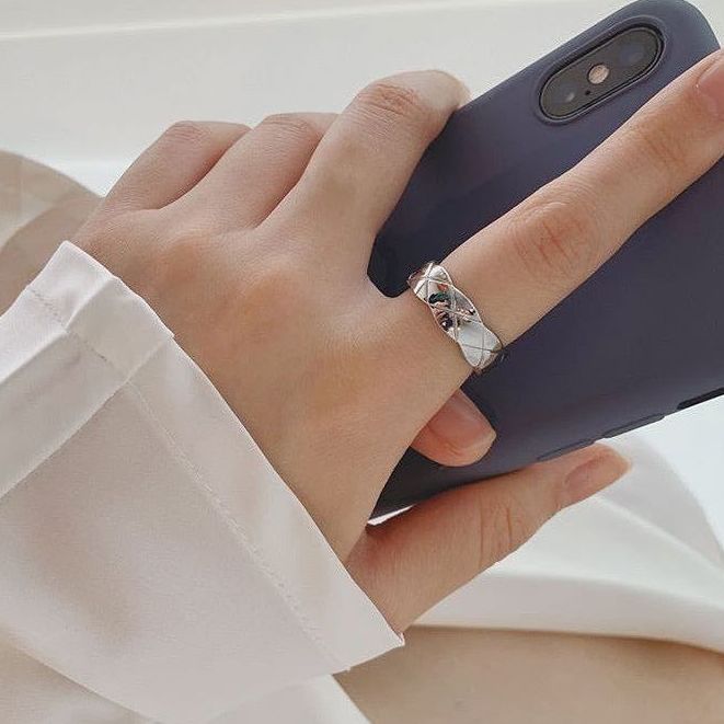 Nhẫn coco ring siêu xinh cao 4mm thép không rỉ