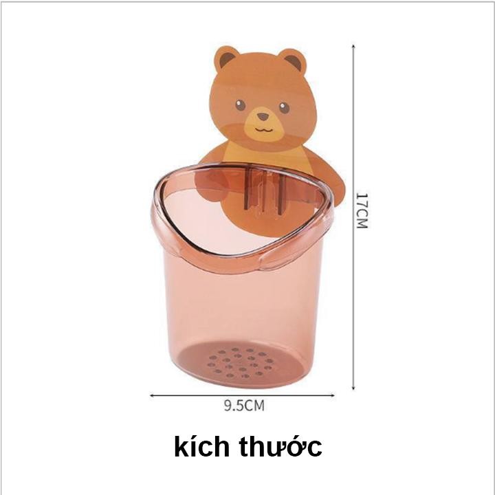 Cốc gấu đựng bàn chải kem đánh răng