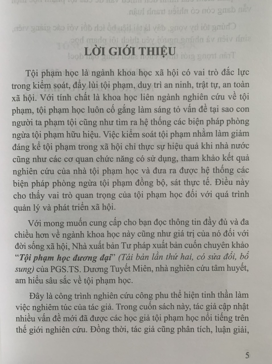 Tội Phạm Học Đương Đại