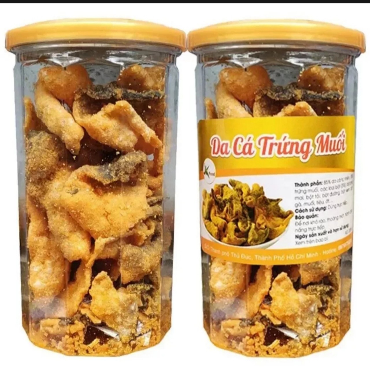 DA CÁ TRỨNG MUỐI LOẠI 1 ĐẶT BIỆT THƠM NGON - HŨ 200G