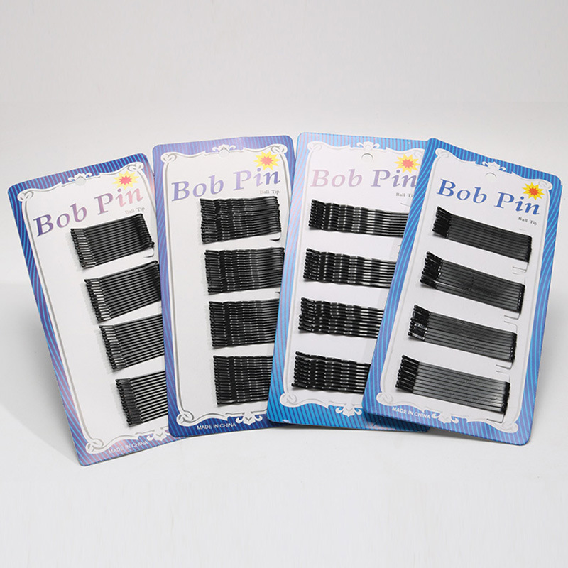 Vỉ kẹp ghim tóc màu đen thời trang Bob Pin ( 40 chiếc)