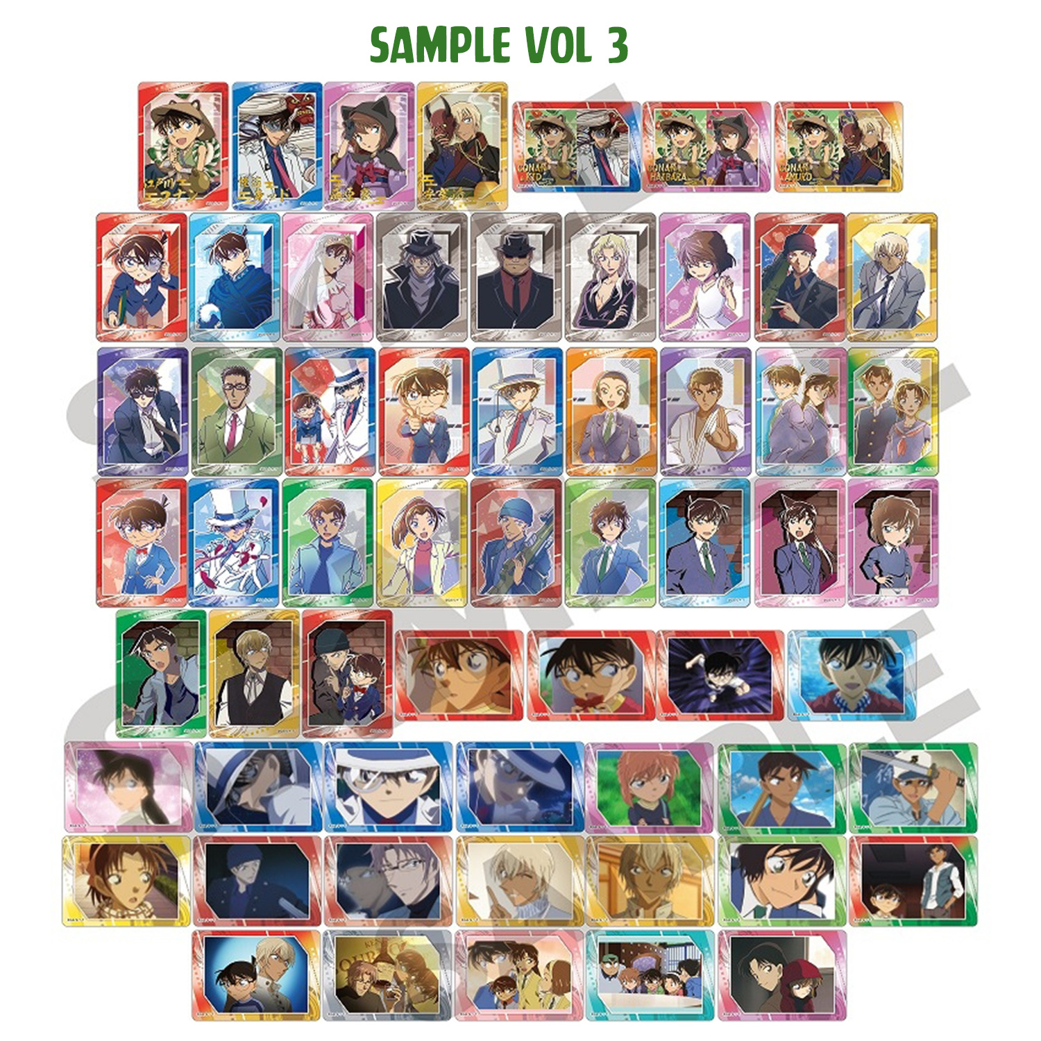 [Available] pack Conan original favorite Vol 3 Clear card pack-Detective Conan card