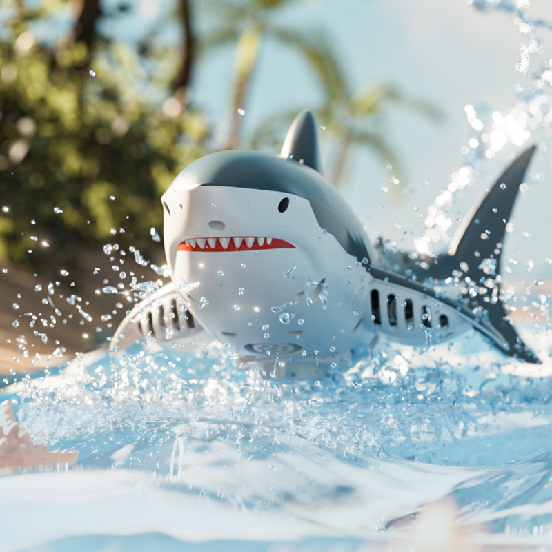 2.4G Remote Control Shark Toy With 4K HD Camera Smart Rc Shark Whale Spray Water Toy Remote Controlled Boat Ship Submarine Robots Fish Electric Toys For Kids Boys Baby Children. 