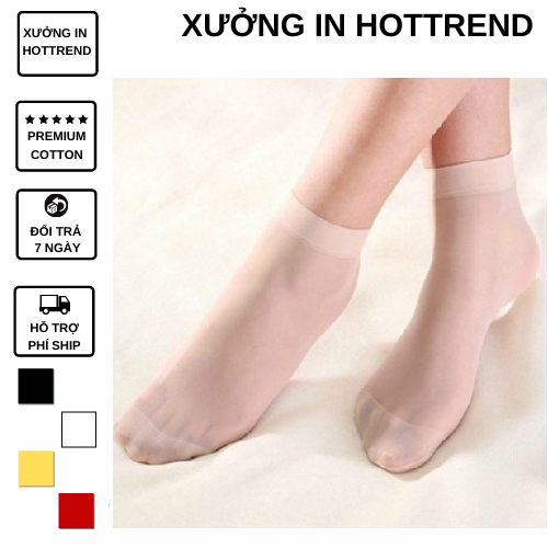 💛 SET TẤT DA CHÂN CỔ LỬNG SIÊU ĐẸP 3 chiếc