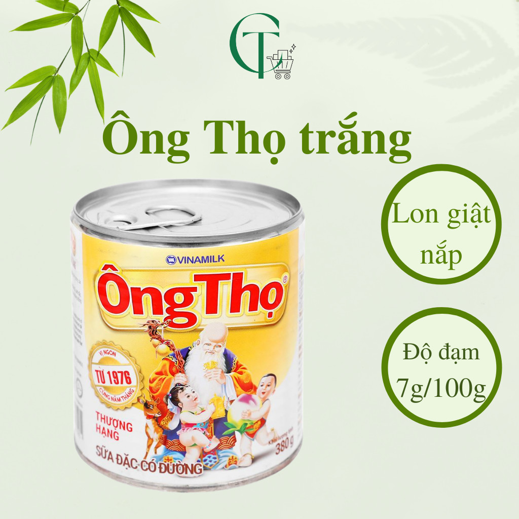 Sữa đặc có đường Ông Thọ dạng lon 380g