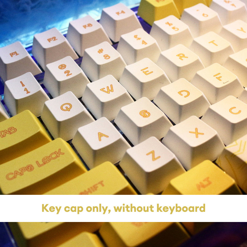 KAIMEIDI Pikachu PBT sublimation keycap mechanical keyboard keycap XDA height customized diy personalized keycap