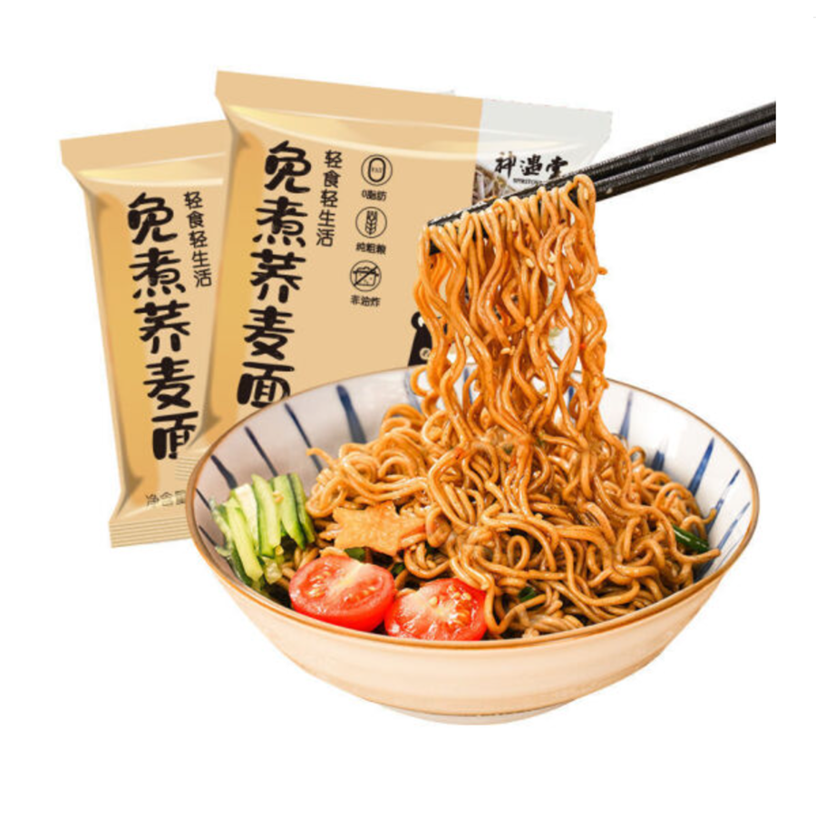 [China Imported] Shen Yu Tang Buckwheat Noodles 60g Soba Noodles 0 Fat