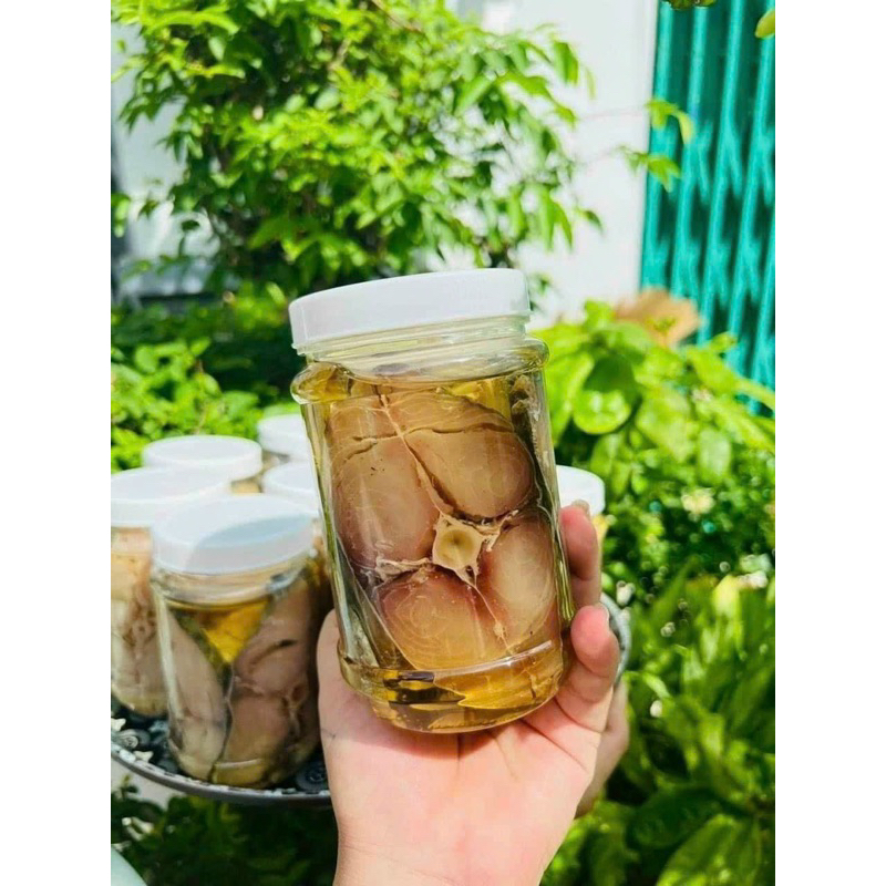 MẮM CÁ THU NGÂM DẦU hủ 500g