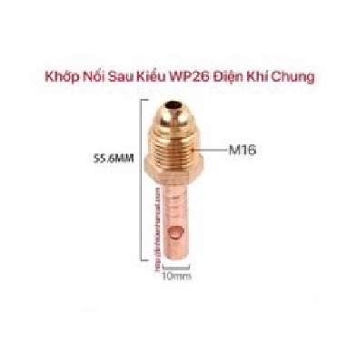 Đầu chế mỏ hàn tig qq150 - wp26 - wp17