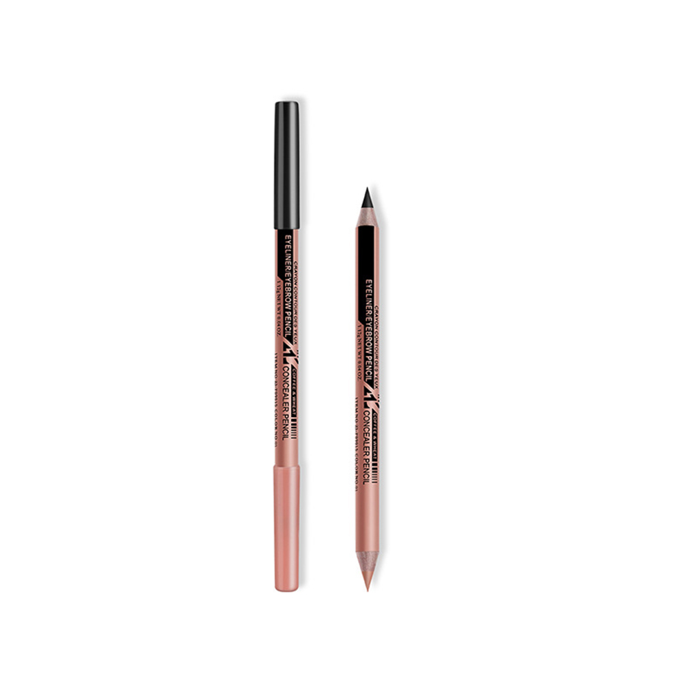 1pc Eyeliner Waterproof Double Head Design Waterproof Long Lasting