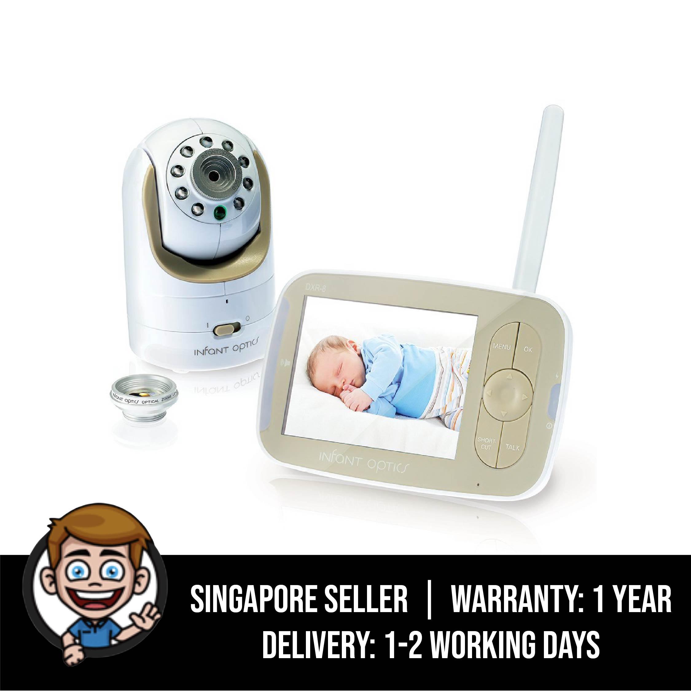 Infant Optics DXR-8 Video Baby Monitor with Interchangeable Optical Lens 