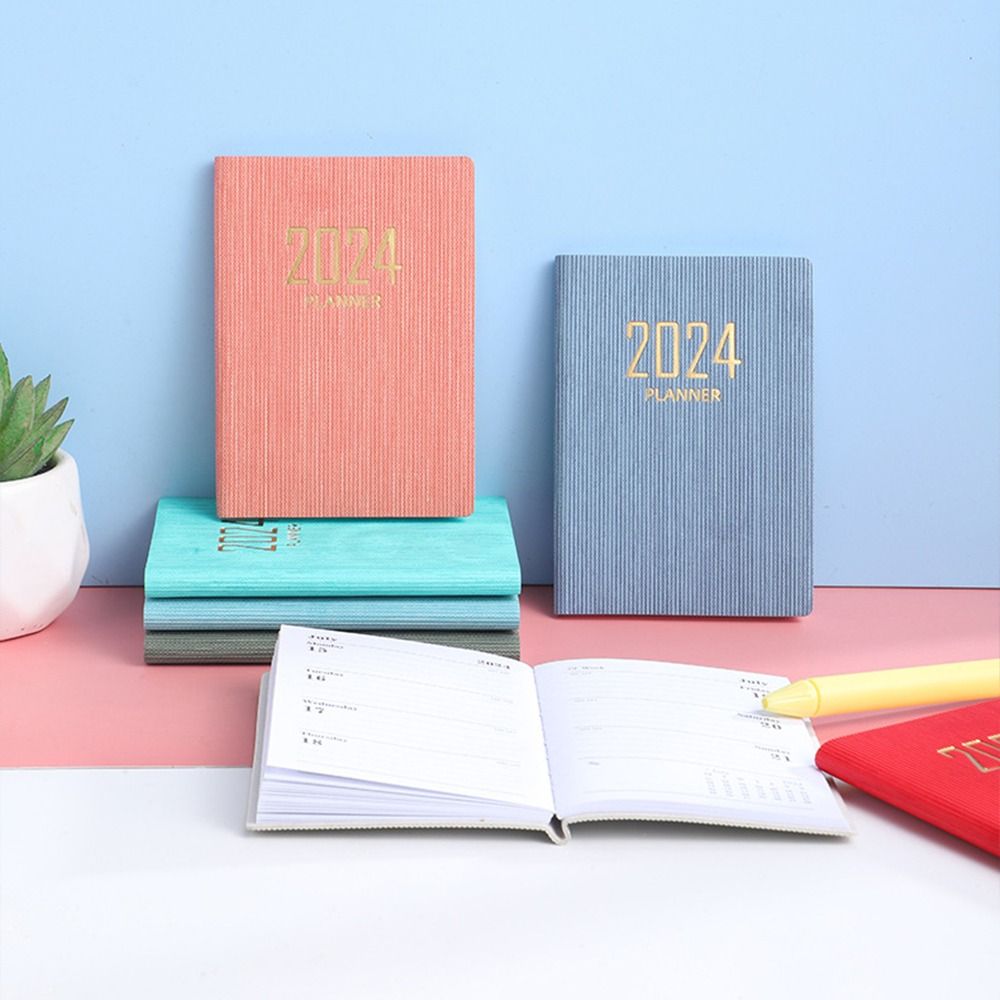 MMLUCK Memo Diary Planner A7 Agenda Planner Diary Notepad Agenda Organizer A7 Schedule Planner 60 Sheets Work Plan Business Notebook