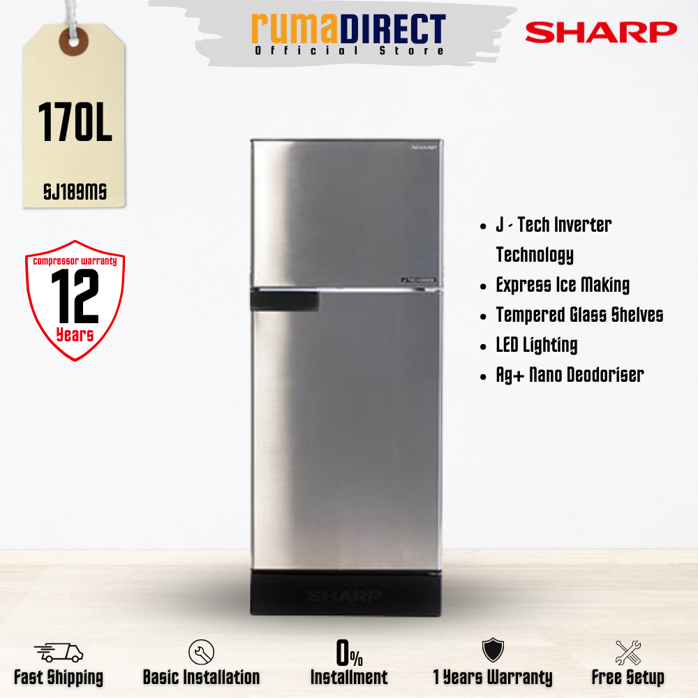 sharp sj189ms refrigerator