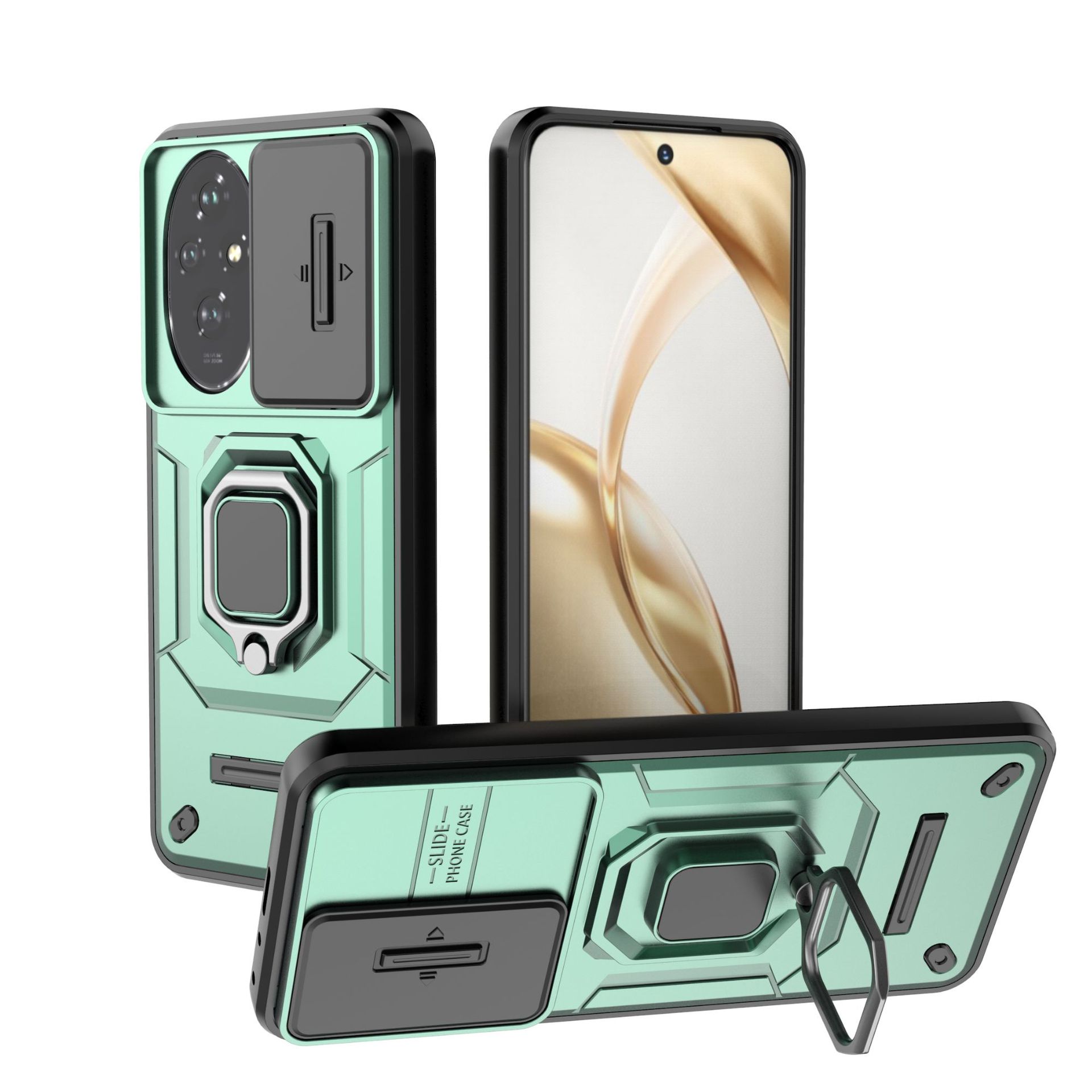 Custodia Per Huawei Honor 200 Pro | Cover In Silicone Premium Antiurto | Bordi Rialzati | Ricarica Wireless | Nero - 5