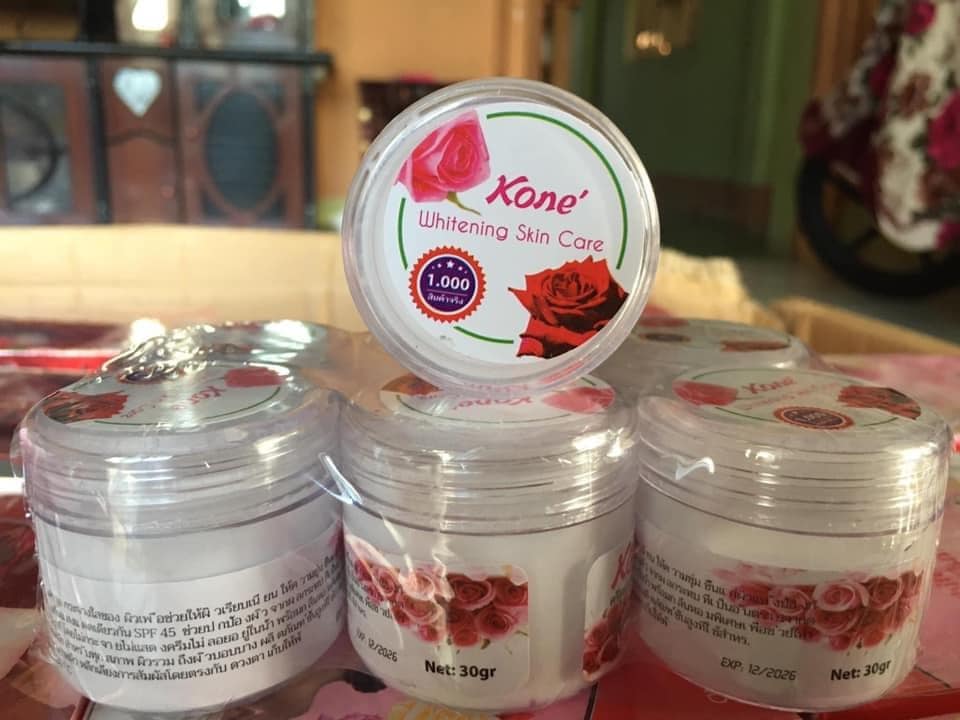 Combo Kem body Kone siêu trắng +kích trắng Kone