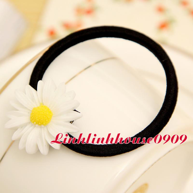 Dây buộc tóc cúc họa mi kiểu Hàn