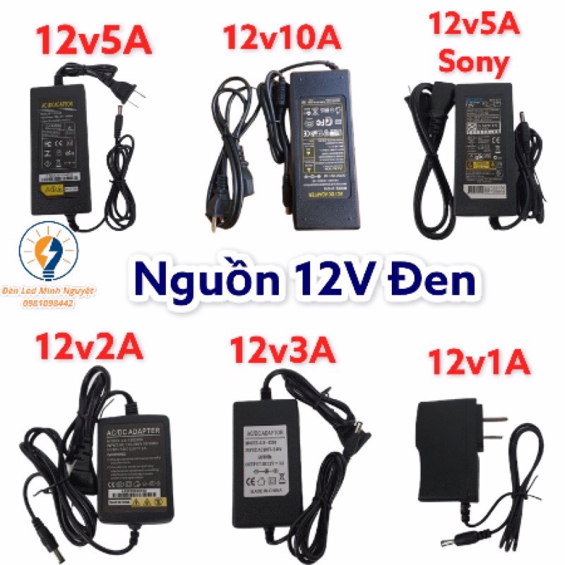 Bộ Đổi Nguồn (Adaptor) 12V, 1A-2A-3A-5A-5A sony
