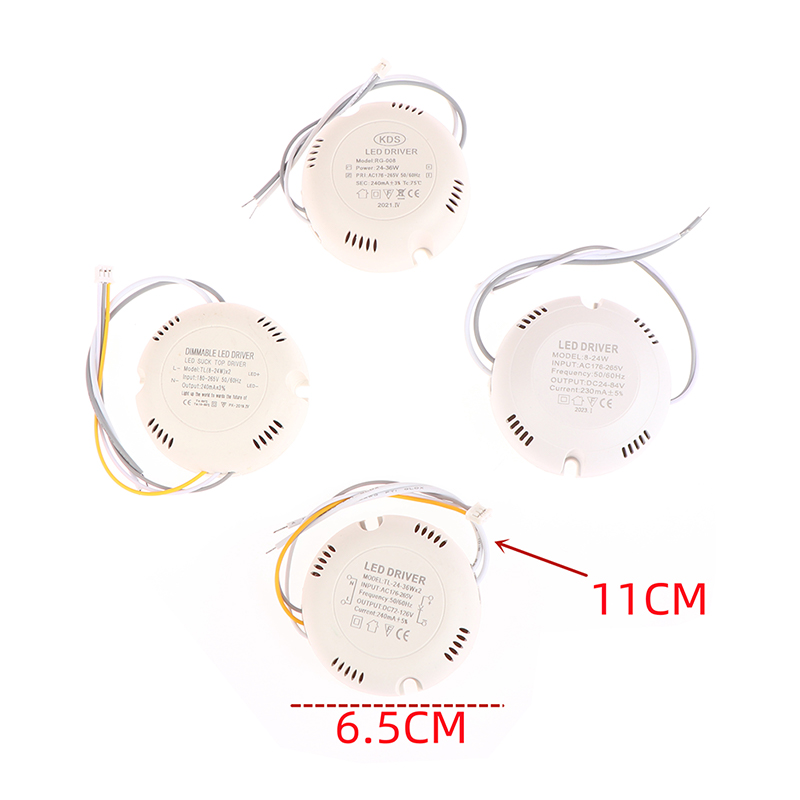 8-24W/25-36W LED Driver light Ceiling Power Supply Double color lighting transformers AC176-265V. 