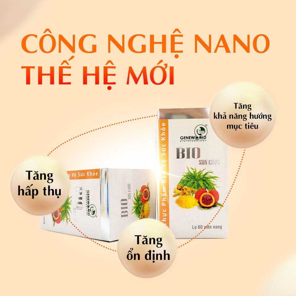 Viên uống chống nắng bio sun care