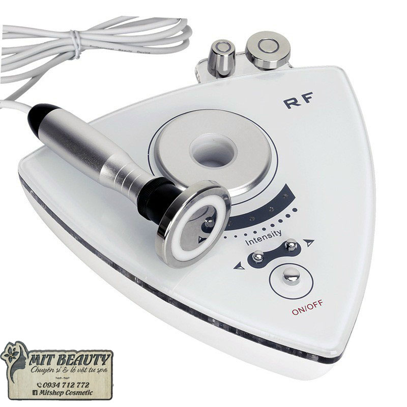 Mini rf machine - máy rf 3 đầu nâng cơ mặt xóa nhăn đuôi mắt an toàn hiệu quả - radio frequency beauty equipment dùng trong spa thẩm mỹ