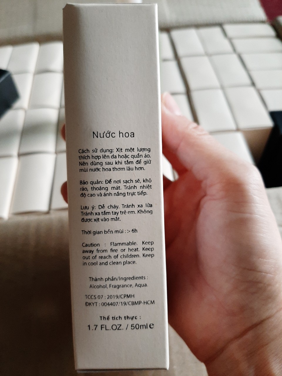 Nước hoa Eki 50ml Đen Trắng