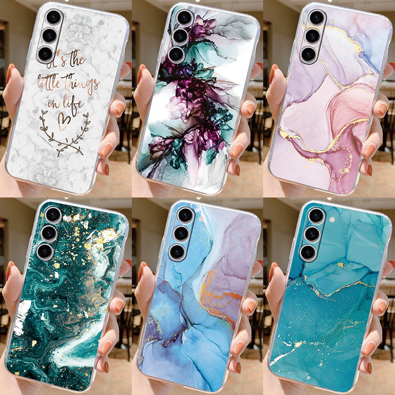 fashion%20For%20Samsung%20Galaxy%20S24%20Case%20S24%20Plus%20S%2024%20Ultra%20Phone%20Cover%20Marble%20Clear%20Coque%20Soft%20TPU%20Fundas%20For%20Samsung%20S24+%20S24Plus%20Shell%20-%20Image%202