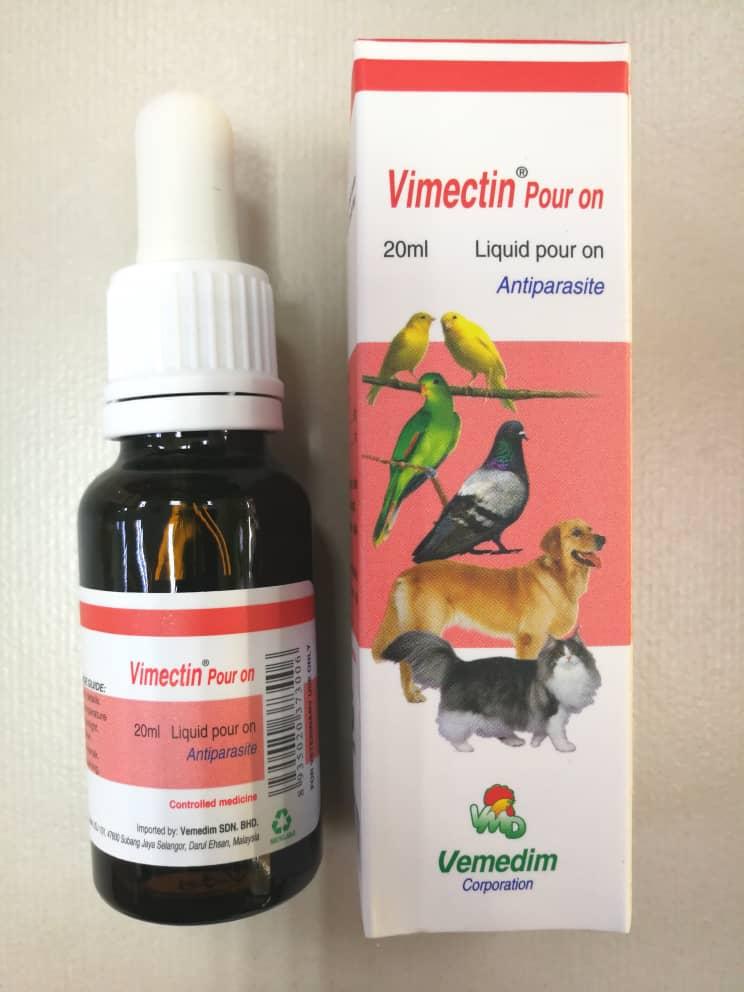 Nhỏ Gáy Phòng Ve Chó Mèo Vimectin Pour 20ml