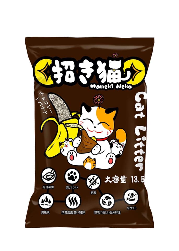 Cát vệ sinh cho mèo MANEKI NEKO cat litter 5L