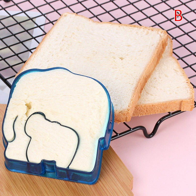 2 Pk Sandwich Cutter, Sealer and Decruster for Kids - Make Round and Square DIY Pocket Sandwiches - Non Toxic, BPA Free, Food Grade Mold - Durable, Po