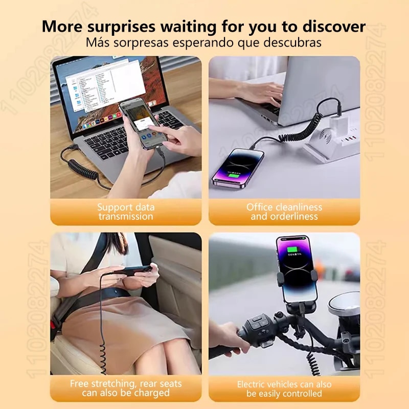 new%20style%20PD%2027W%20Fast%20USB%20C%20Car%20Charger%20Cable%20For%20iPhone%2015%2014%2013%2012%2011%20Pro%20Max%20Plus%20X%20XR%20XS%20Spring%20Telescopic%20Charging%20Cable%20Accessories%20-%20Image%205