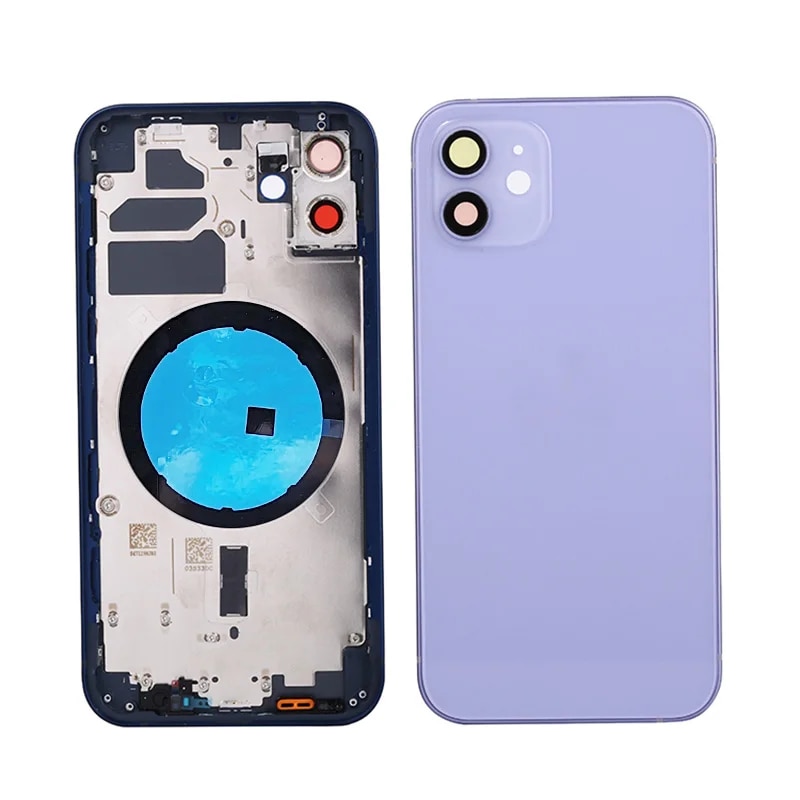 AAA New High Quality For Iphone 12 Pro Max / 12 Mini / 12Pro Housing Cover Battery Door Rear Chassis Middl Frame with Back Glass. 